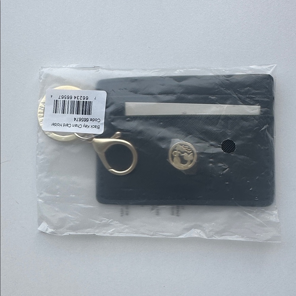 Spartina 449 Black Key Chain Card Holder - Picture 5 of 5